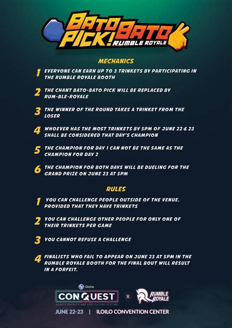 Mechanics and Rules of RR Bato Bato Pick .